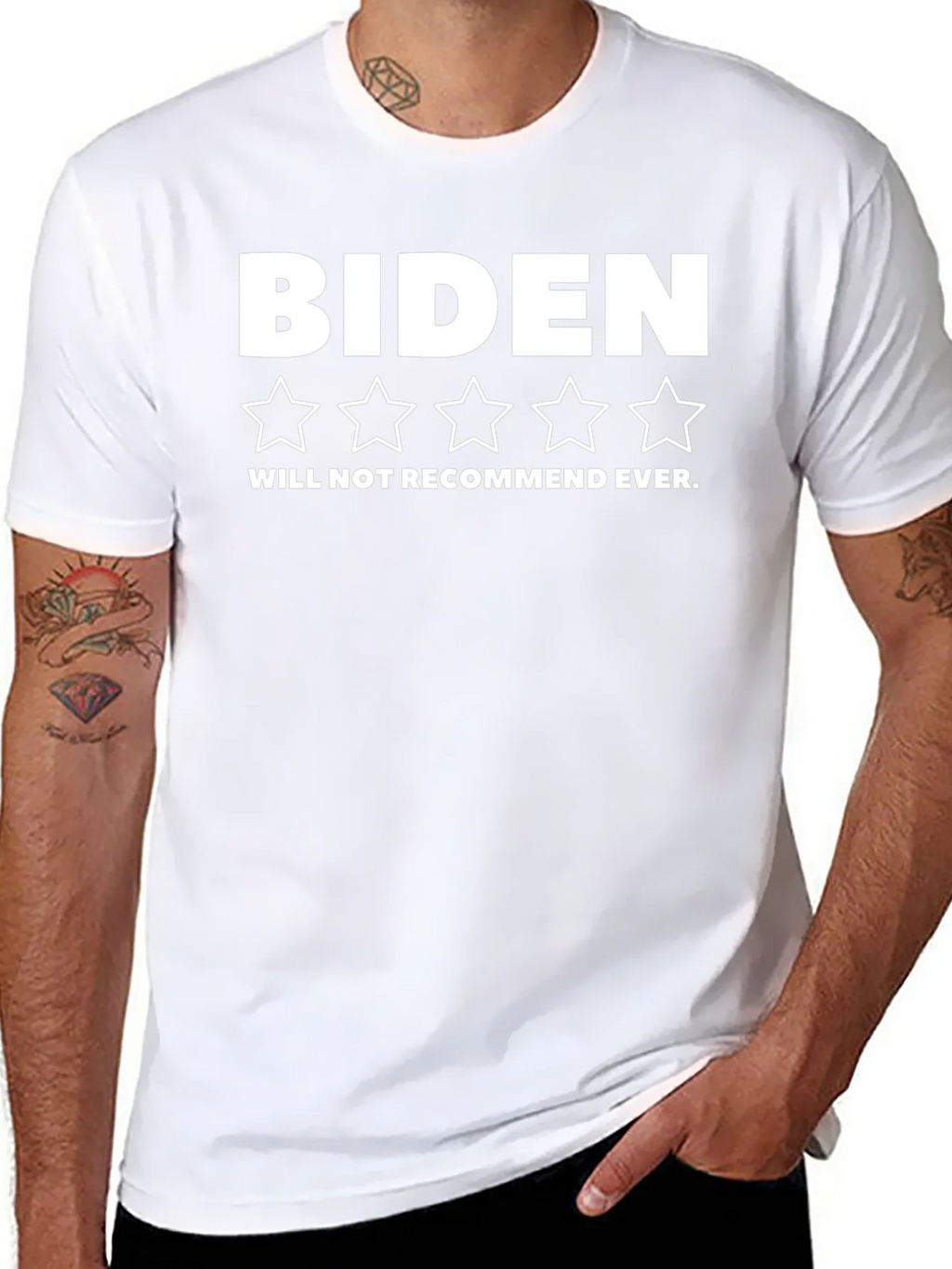 Biden One-Star T-Shirt - Will Not Recommend product image 7