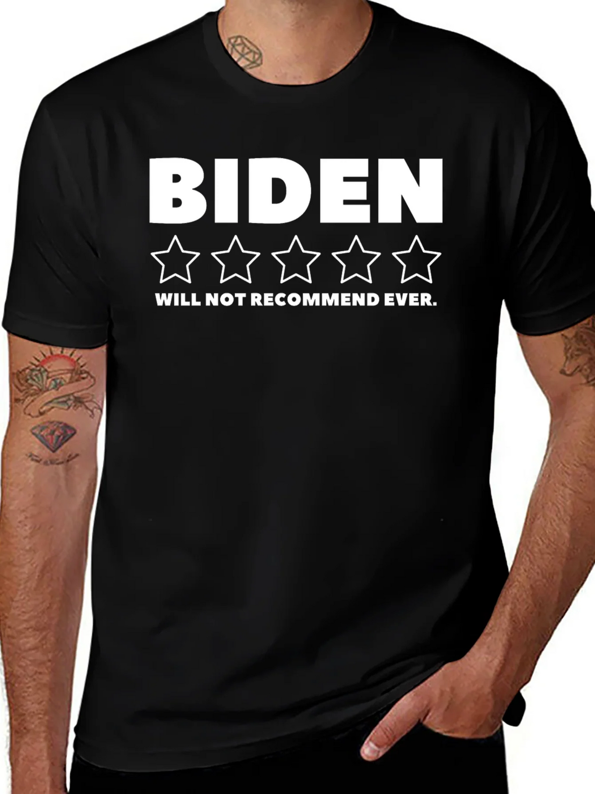 Biden One-Star T-Shirt - Will Not Recommend product image 1