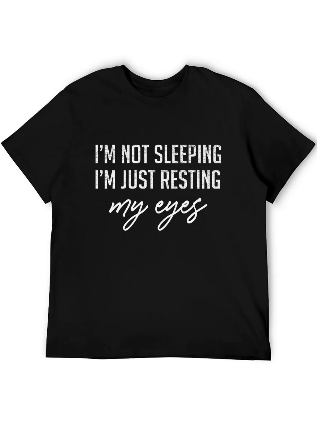 Resting Eyes Graphic Tee - Funny Comfort product image 5