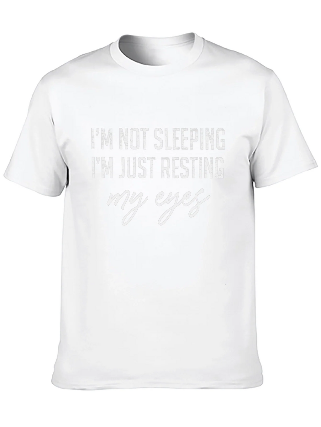 Resting Eyes Graphic Tee - Funny Comfort product image 9