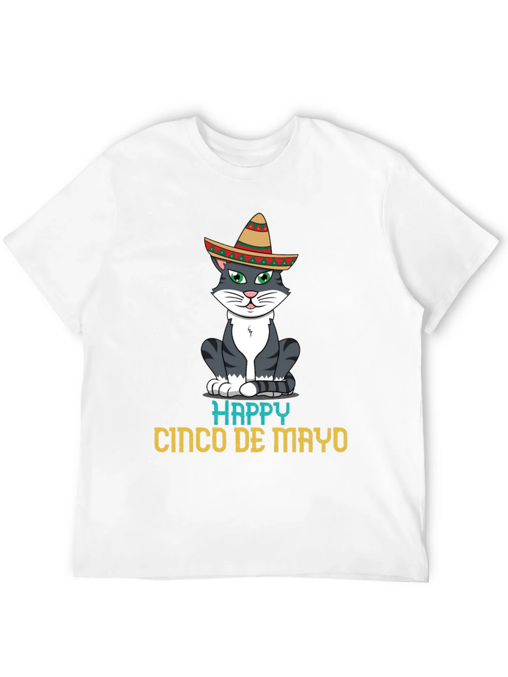 Happy Cinco De Mayo Cat T-Shirt product image 11