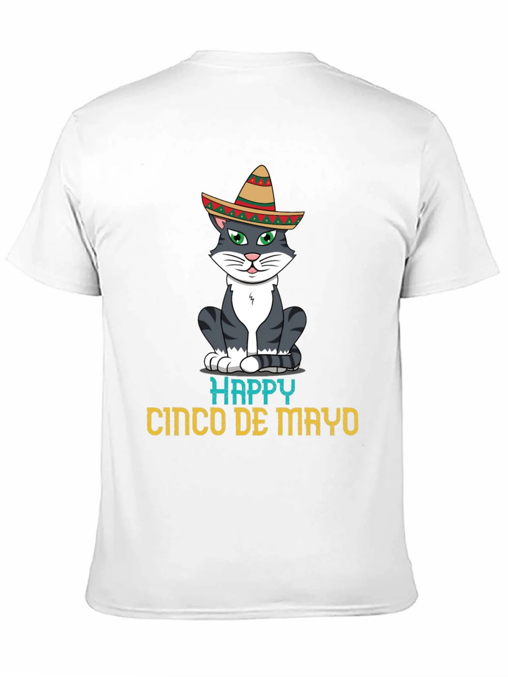 Happy Cinco De Mayo Cat T-Shirt product image 10