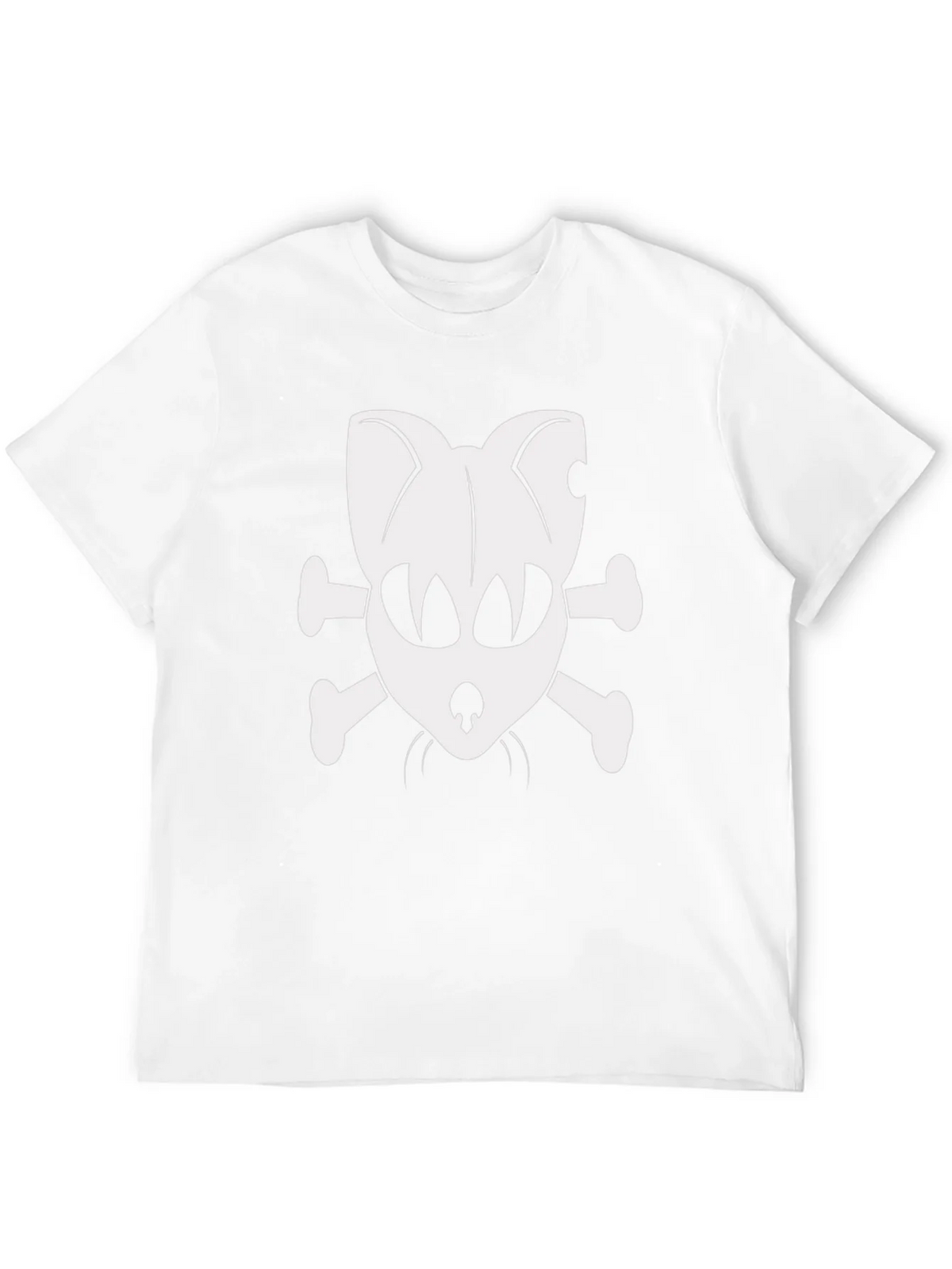 Skull Cat & Crossbones Black T-Shirt product image 11