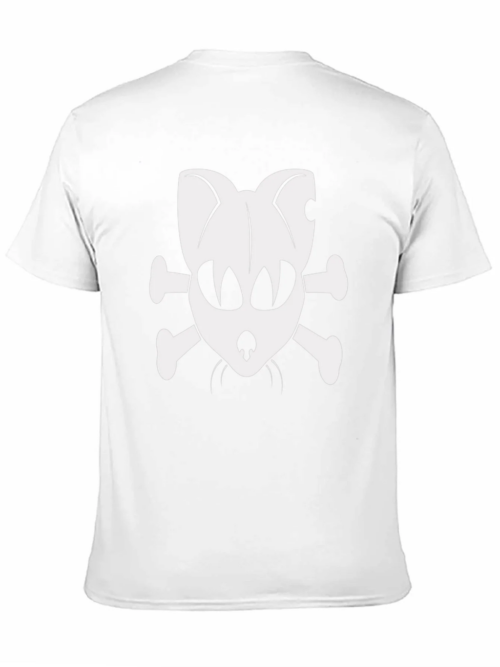 Skull Cat & Crossbones Black T-Shirt product image 10