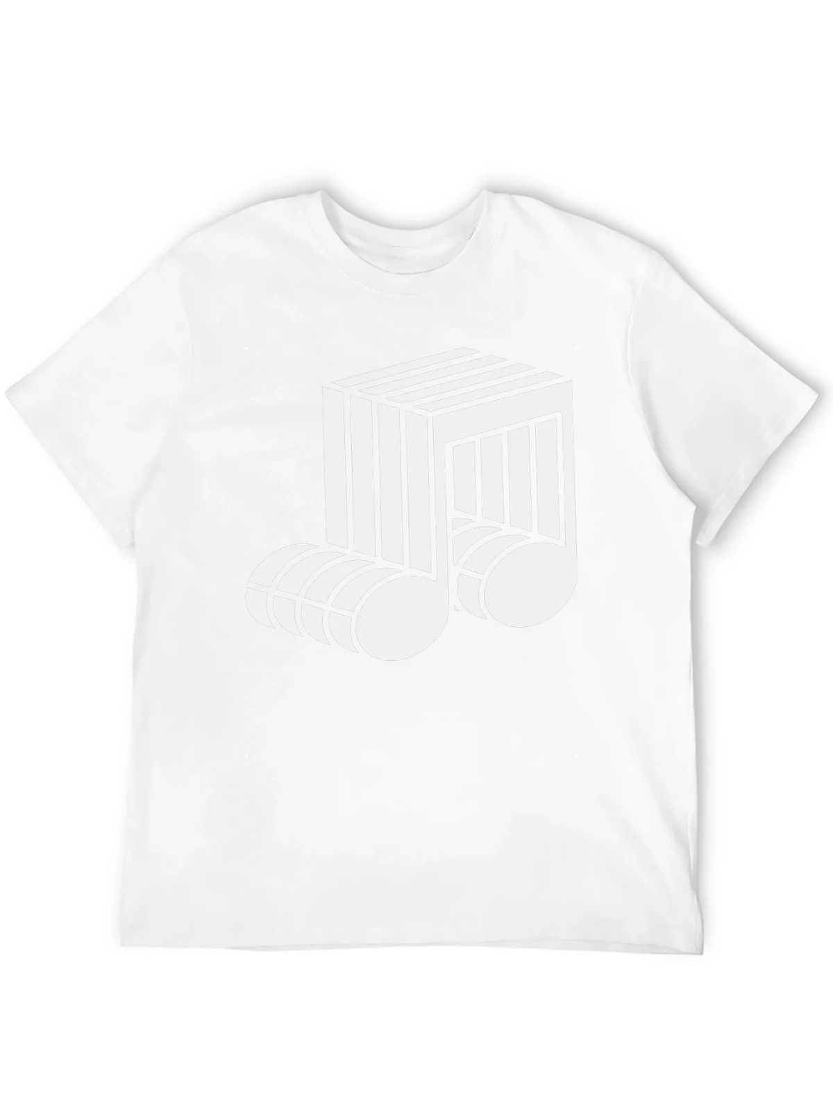 Optical Illusion Music Note Graphic Tee - Black product image 11