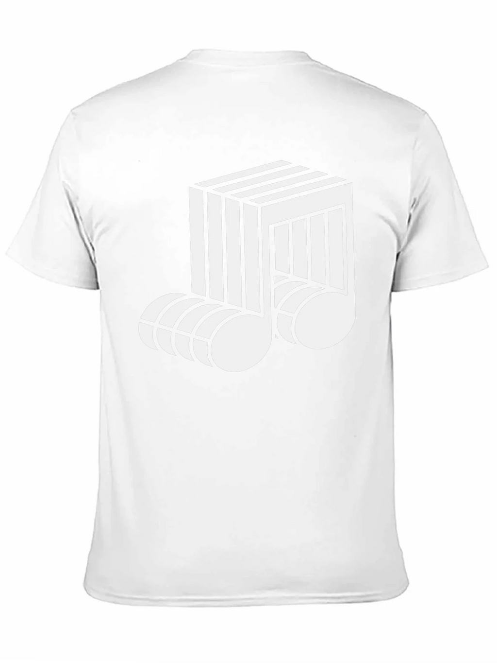 Optical Illusion Music Note Graphic Tee - Black product image 10