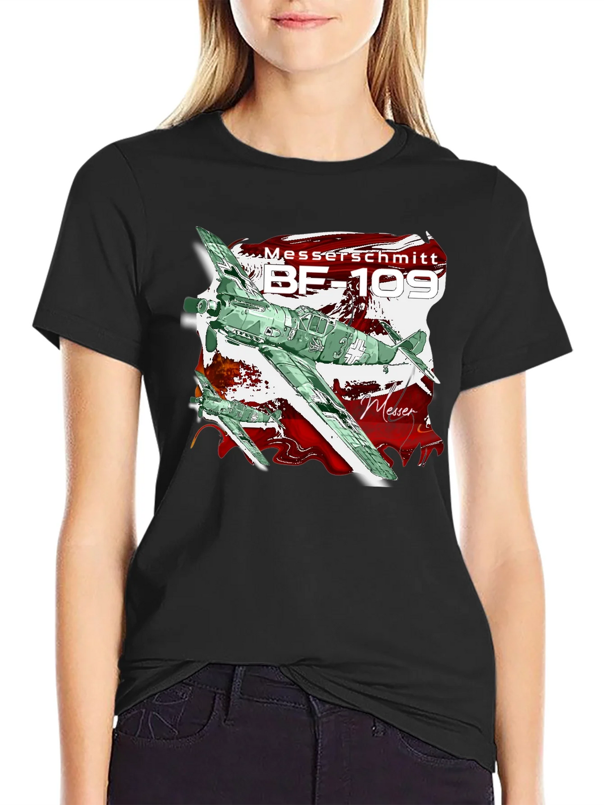 BF-109 T-Shirt - Classic Airplane Tee product image 2