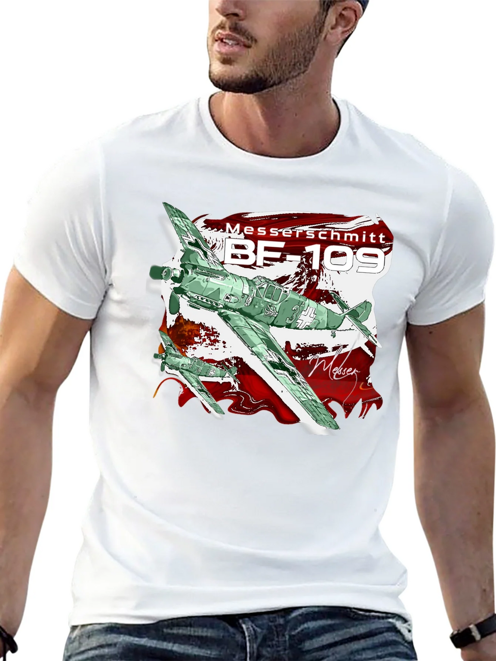BF-109 T-Shirt - Classic Airplane Tee product image 12