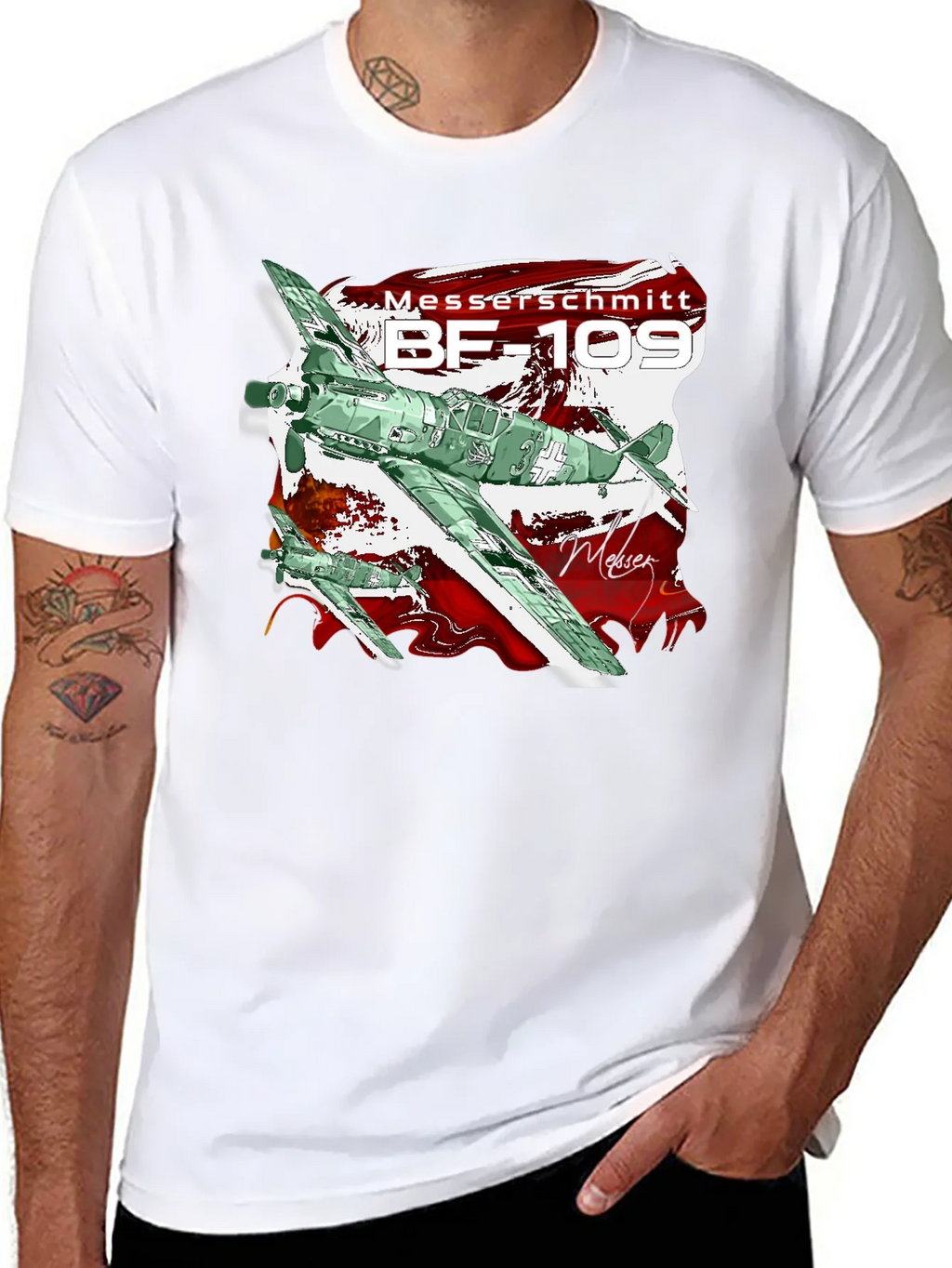 BF-109 T-Shirt - Classic Airplane Tee product image 7