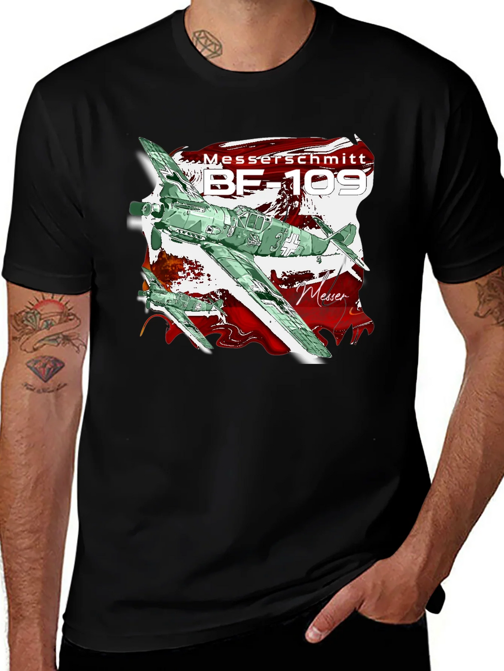 BF-109 T-Shirt - Classic Airplane Tee product image 1