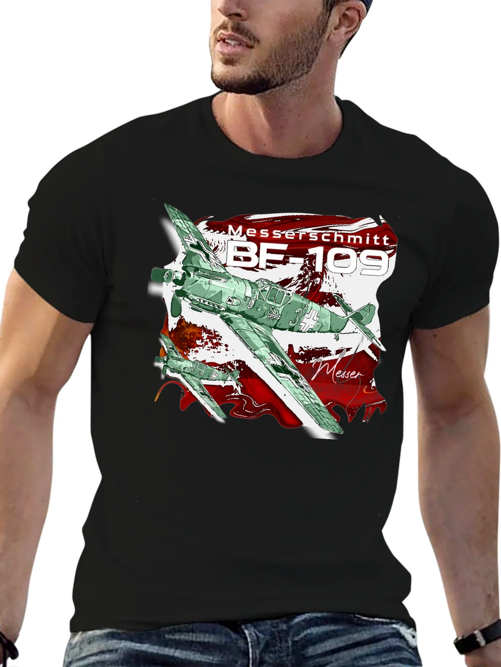 BF-109 T-Shirt - Classic Airplane Tee product image 6