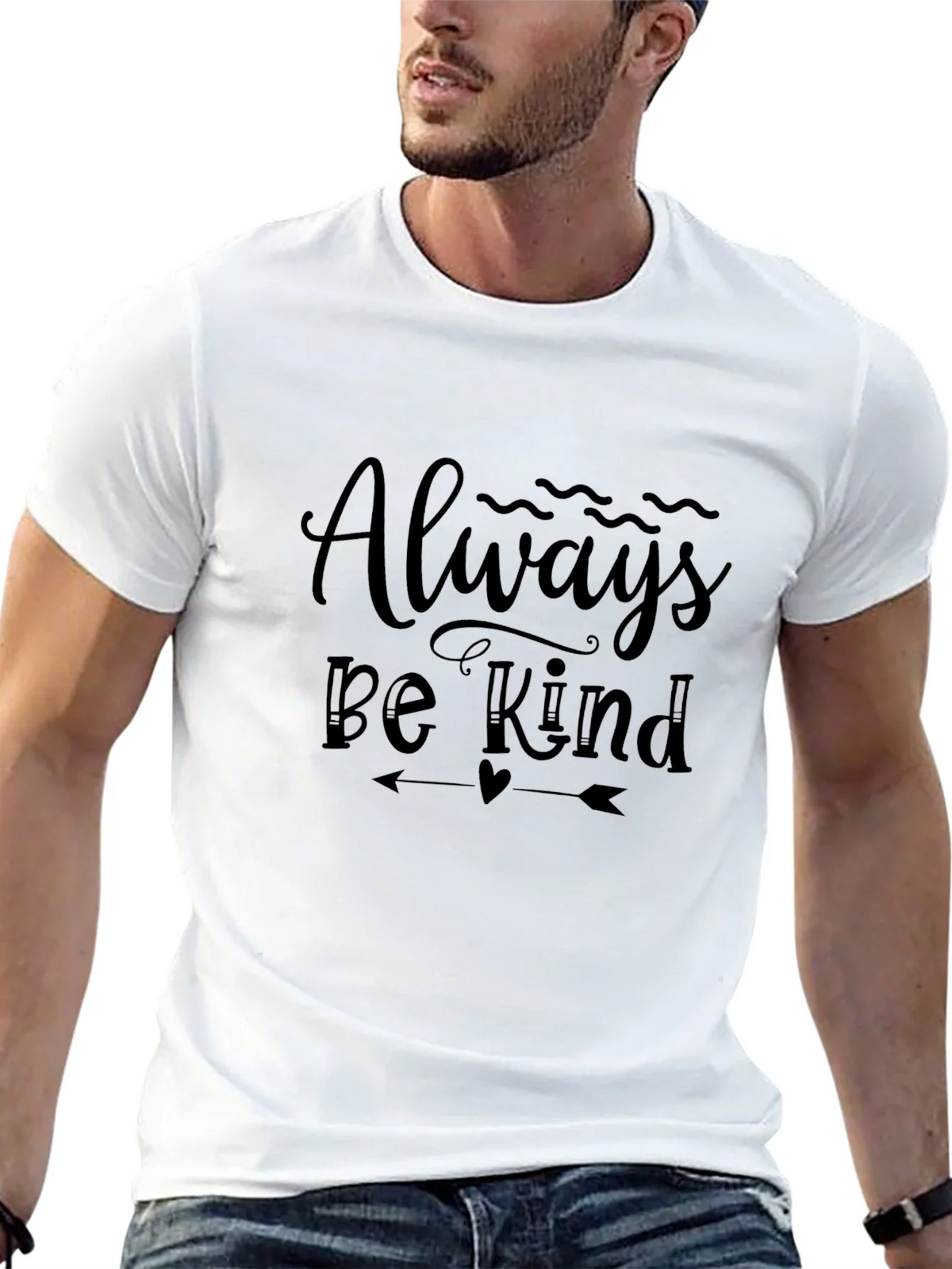 Always Be Kind Black Graphic Tee product image 12