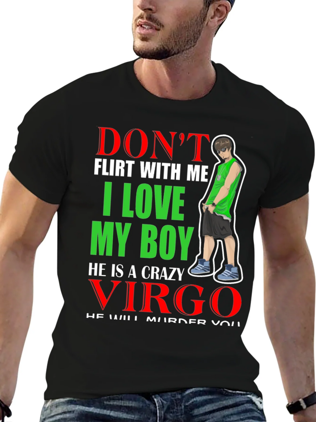 Dont Flirt With Me Virgo T-Shirt product image 6