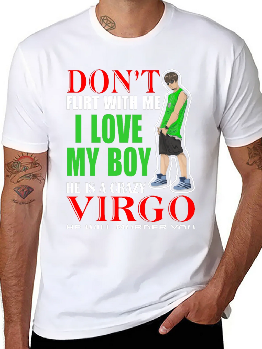 Dont Flirt With Me Virgo T-Shirt product image 7