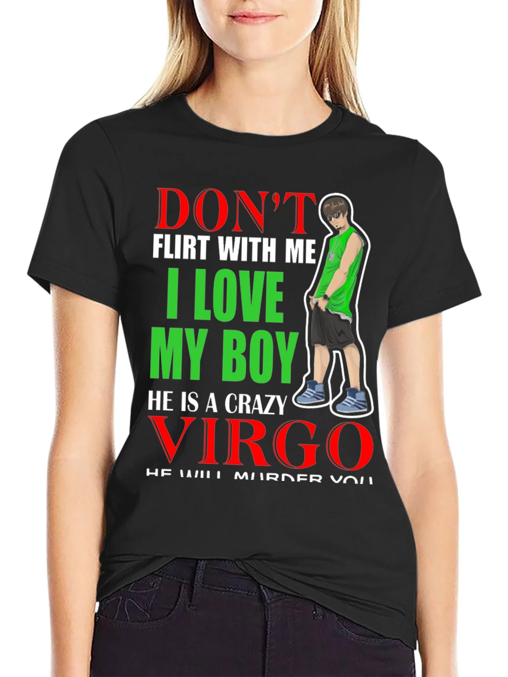 Dont Flirt With Me Virgo T-Shirt product image 2