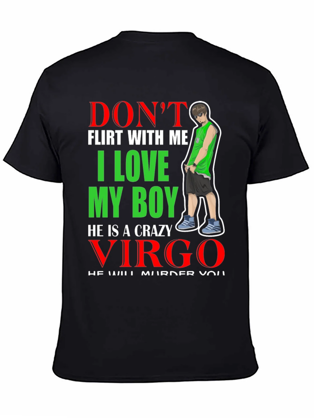 Dont Flirt With Me Virgo T-Shirt product image 4