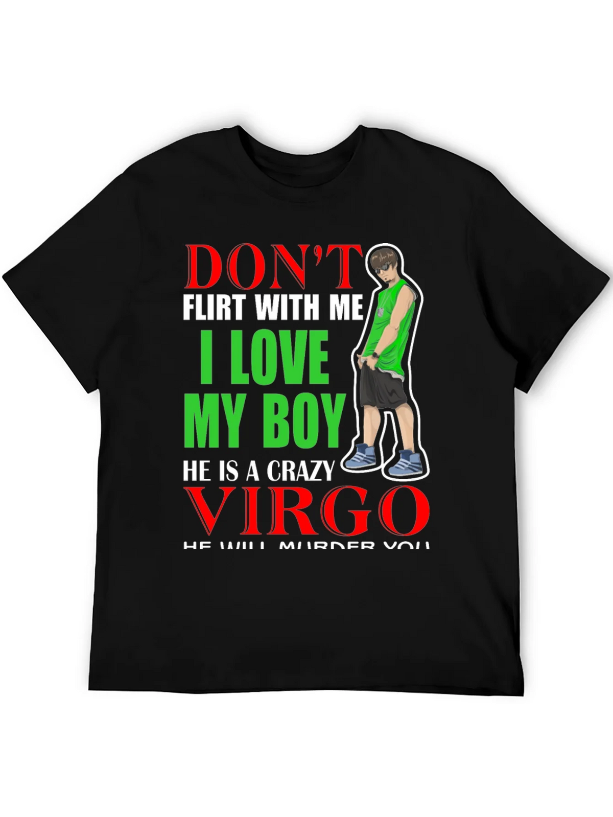 Dont Flirt With Me Virgo T-Shirt product image 5