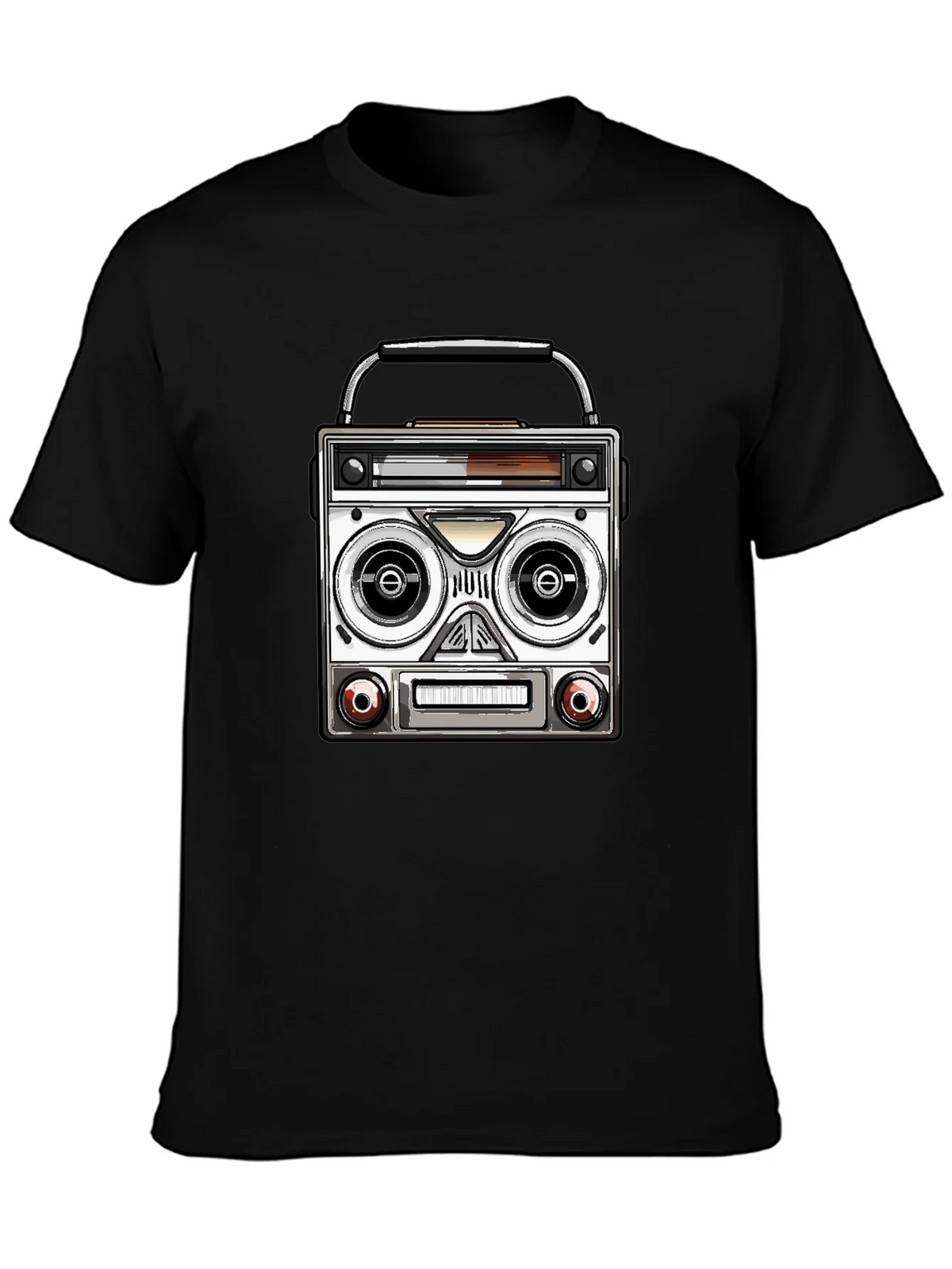Retro Boombox Graphic T-Shirt - Classic Music Lover Tee product image 3