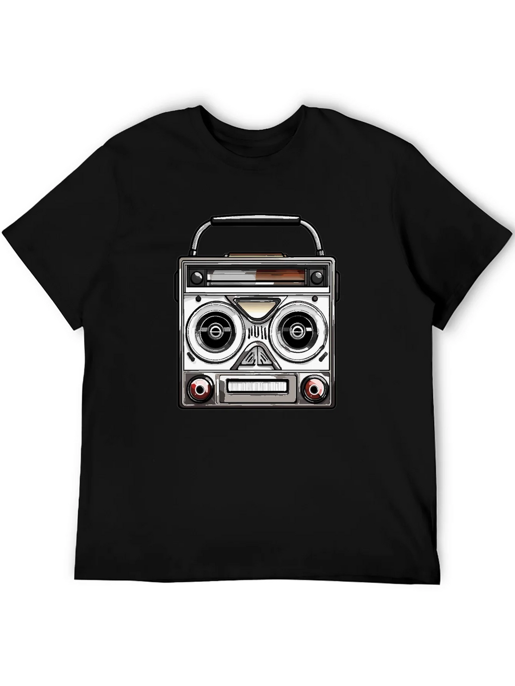 Retro Boombox Graphic T-Shirt - Classic Music Lover Tee product image 5