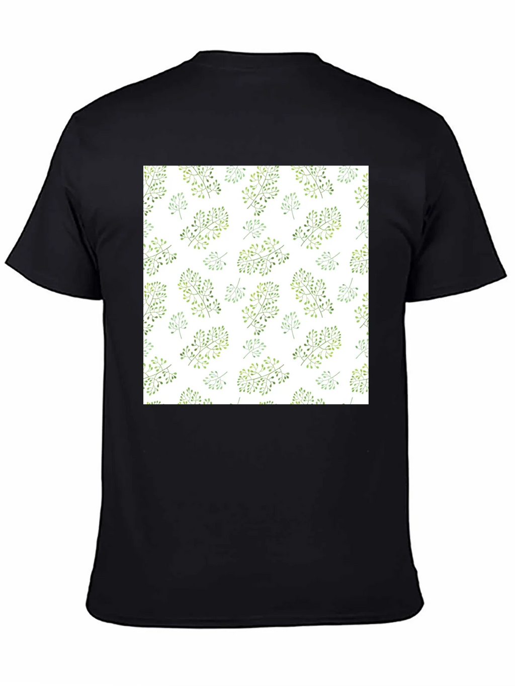 Nature Pattern Black T-Shirt product image 4
