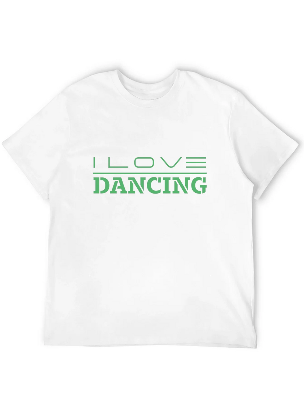 I Love Dancing Graphic Tee - Black Cotton Shirt product image 4