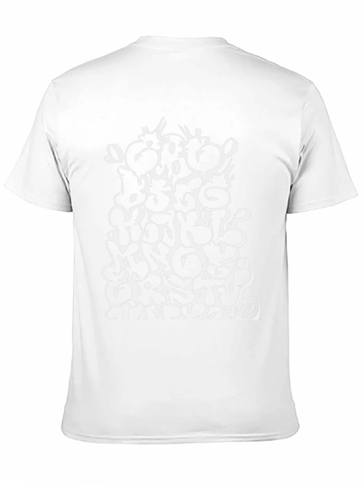 Abstract Graphic Print T-Shirt - Black product image 10