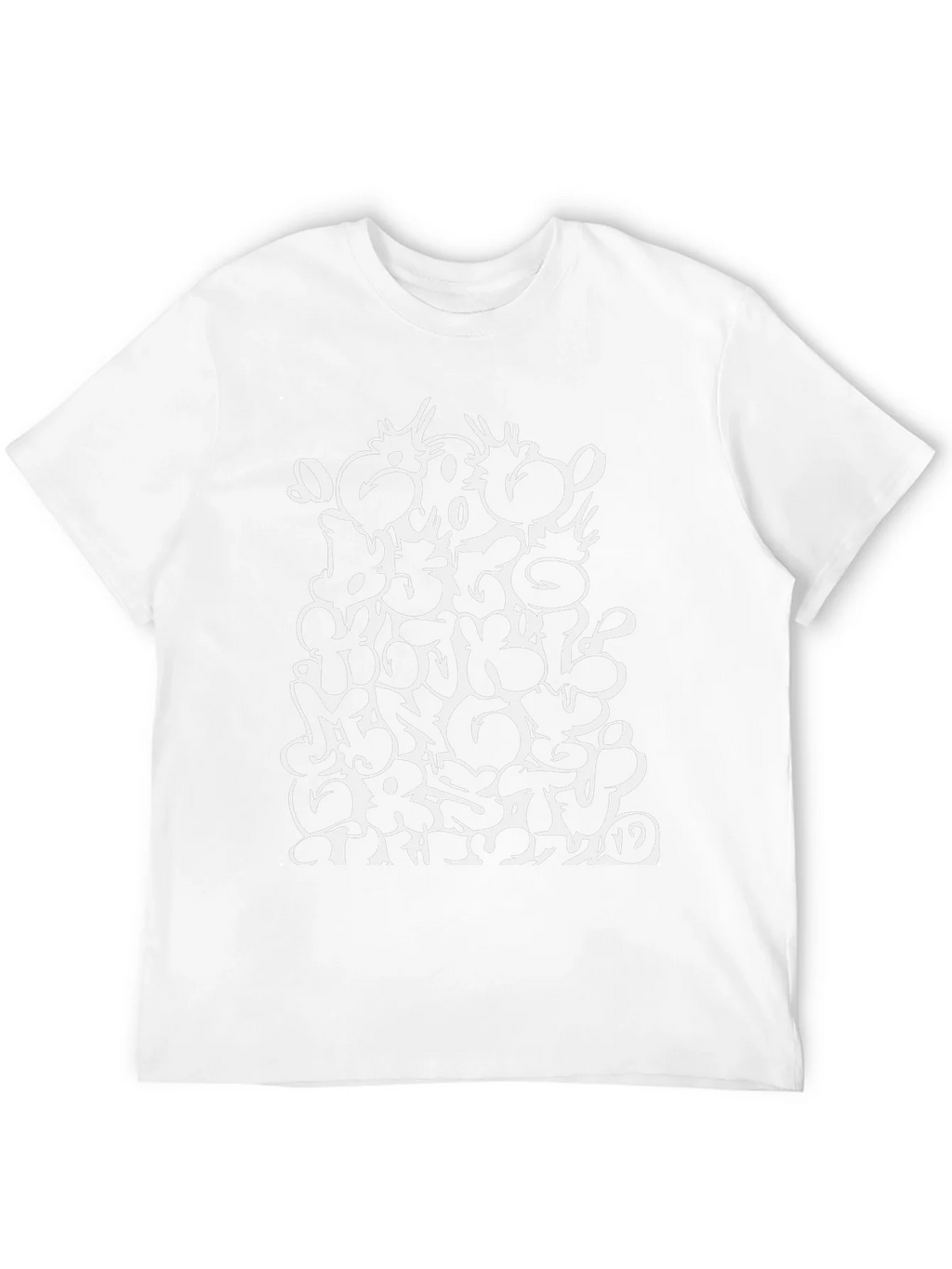 Abstract Graphic Print T-Shirt - Black product image 11