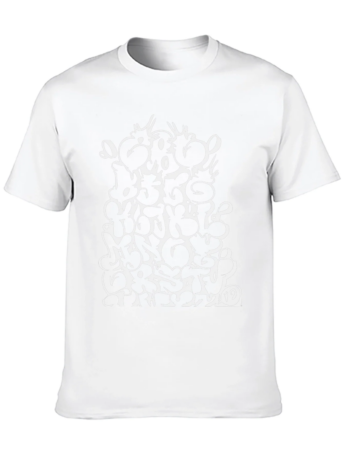Abstract Graphic Print T-Shirt - Black product image 9