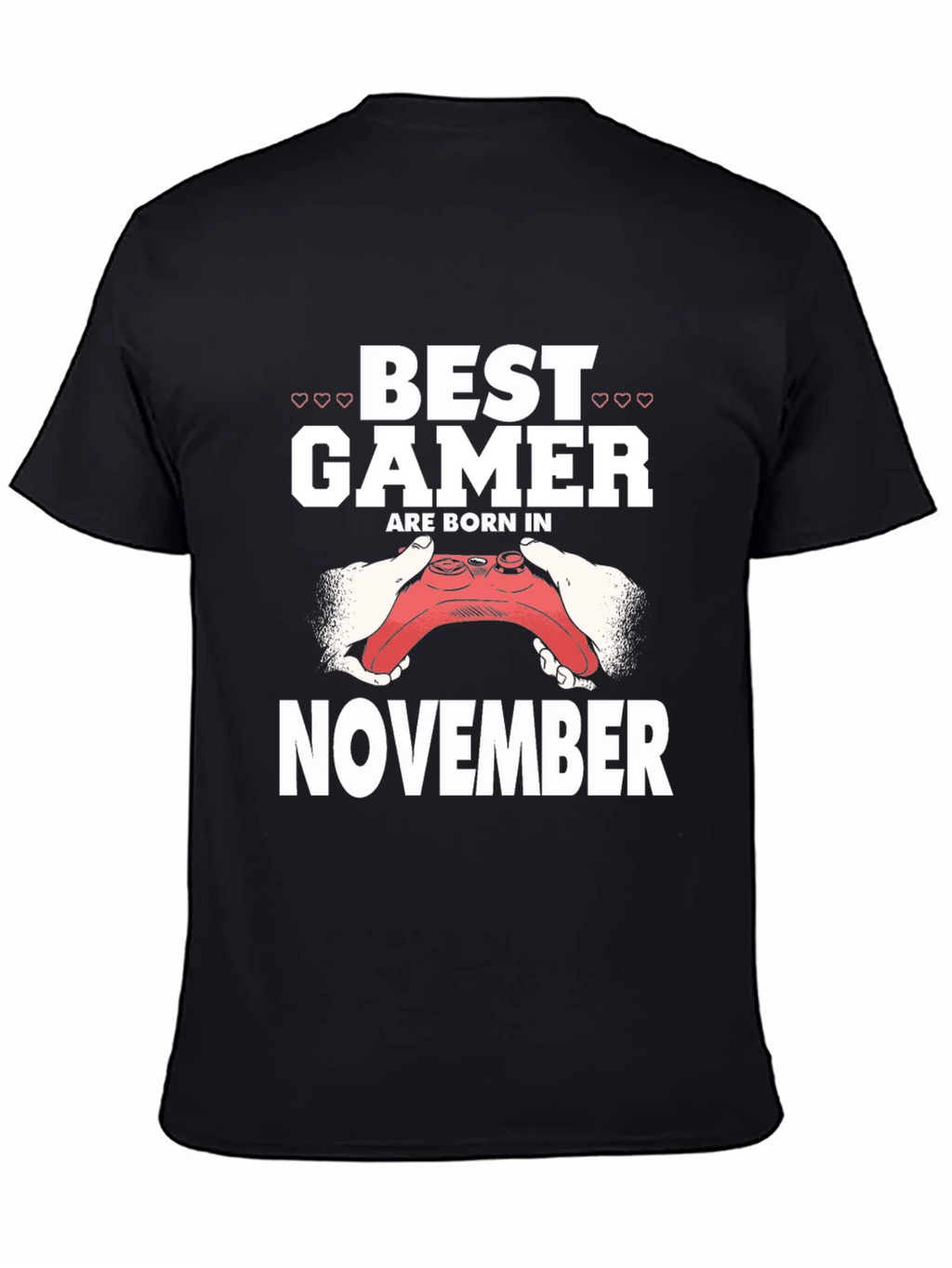 Best Gamer Born in November Black T-Shirt product image 4