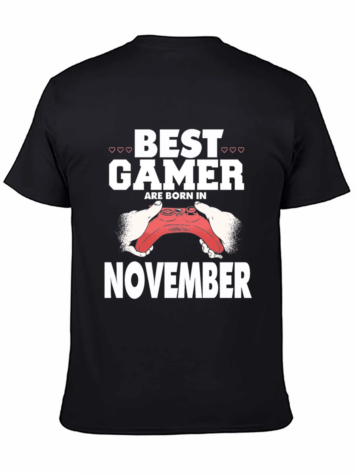Best Gamer Born in November Black T-Shirt product image 4