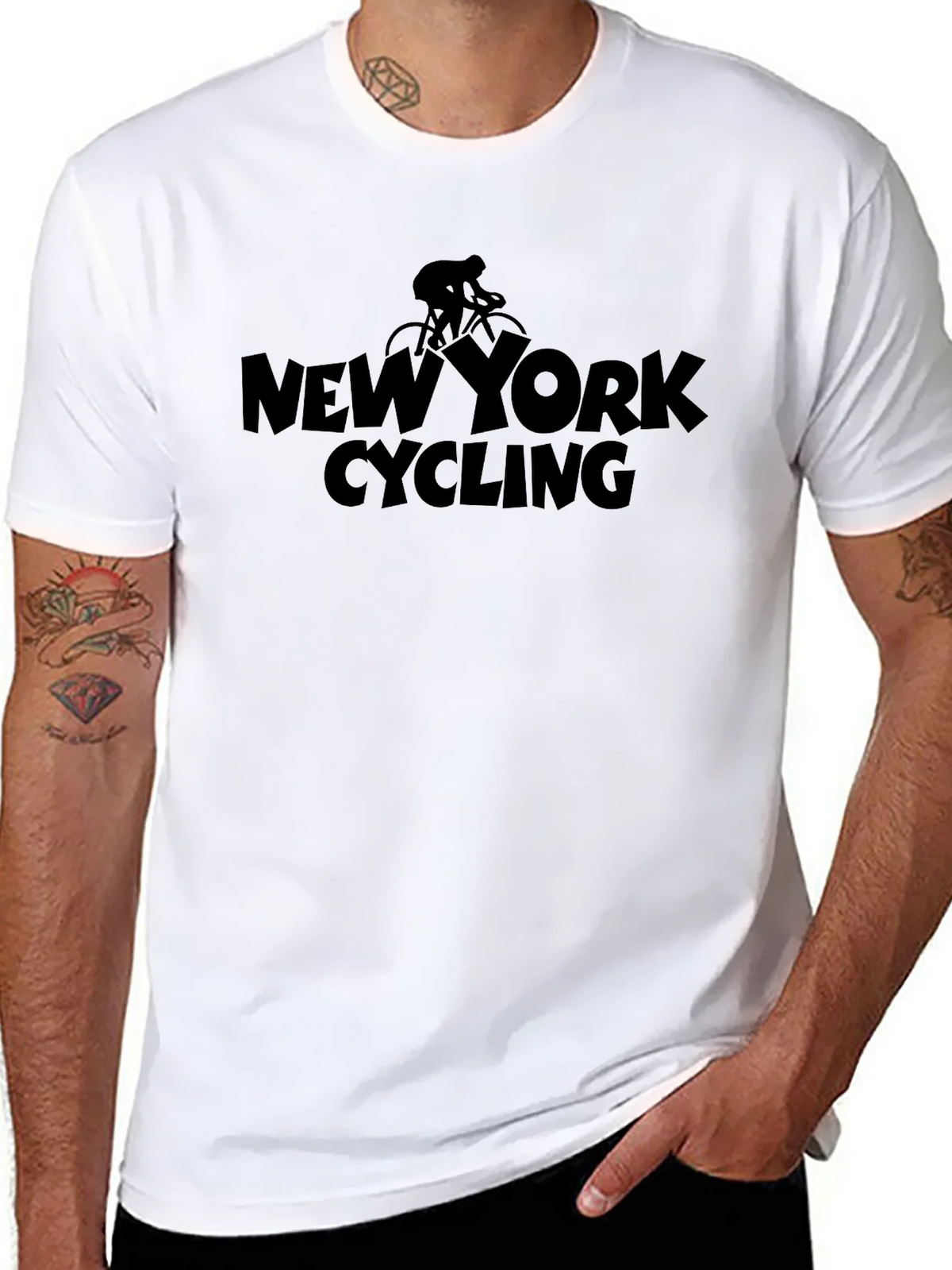 New York Cycling Black Graphic Tee product image 7