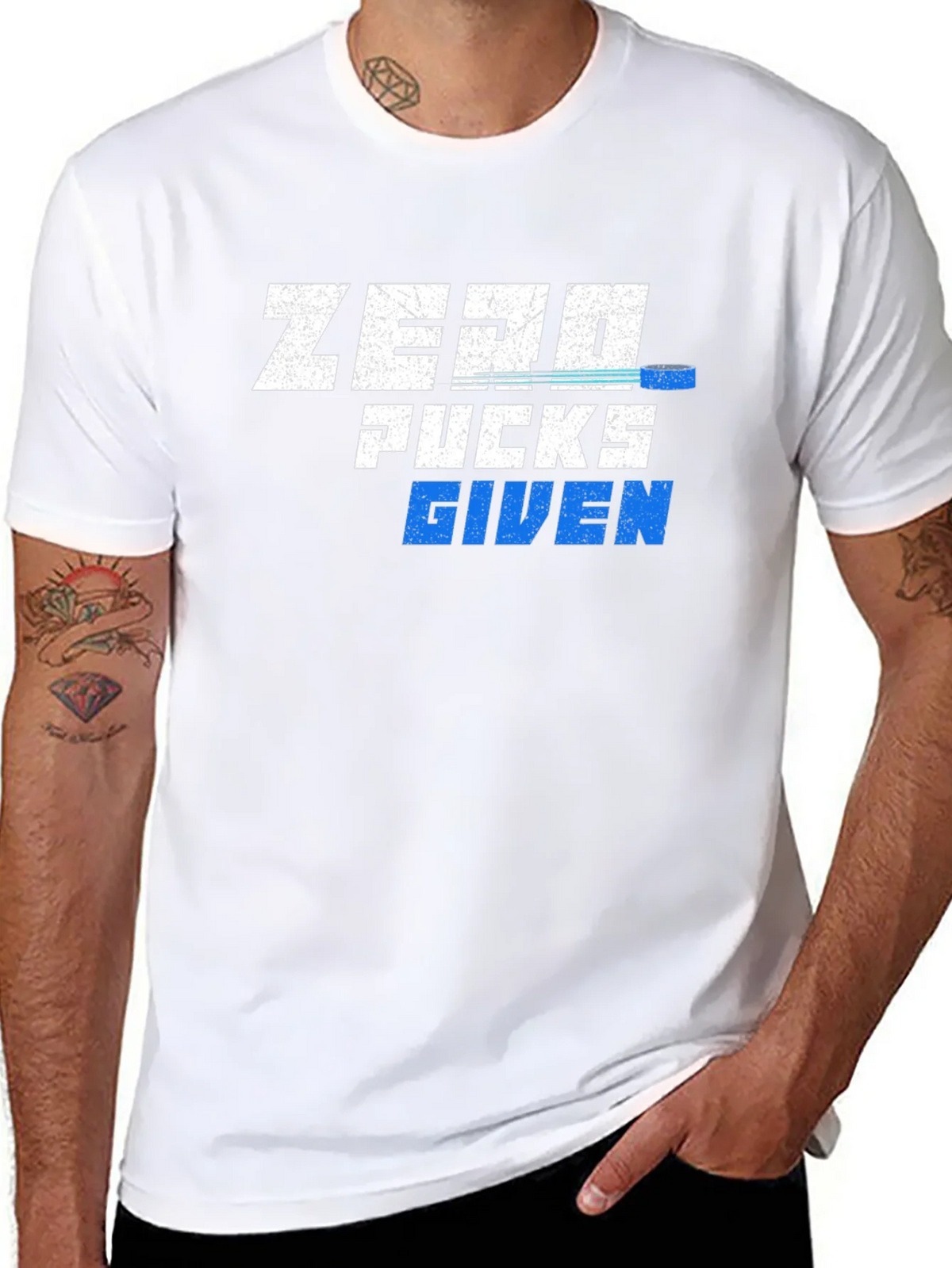 Zero Pucks Given T-Shirt - Hockey Fan Tee product image 7