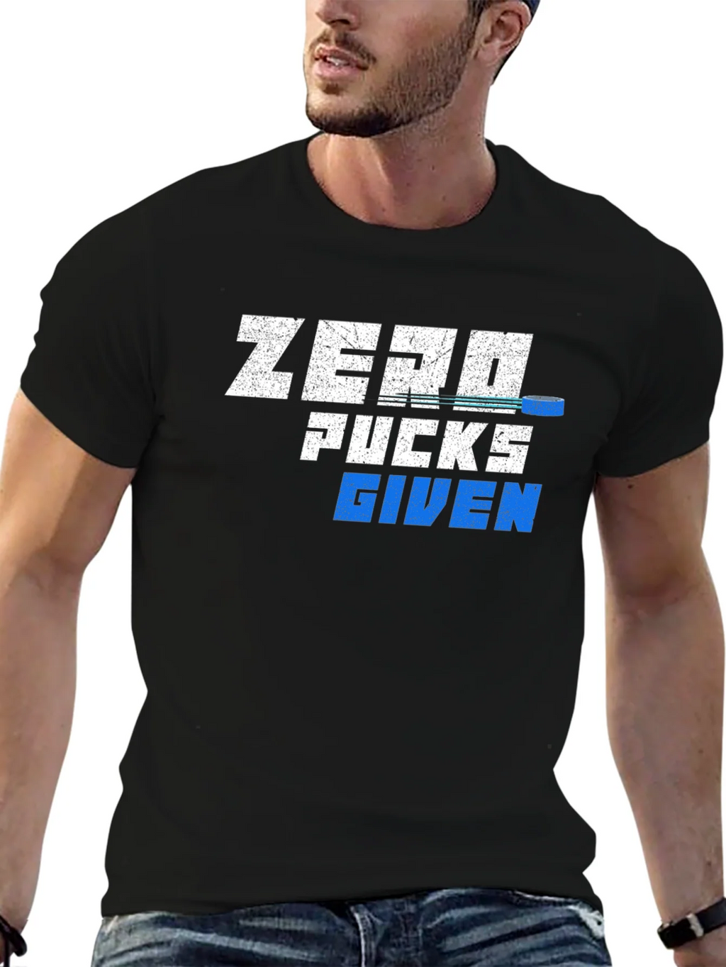 Zero Pucks Given T-Shirt - Hockey Fan Tee product image 6