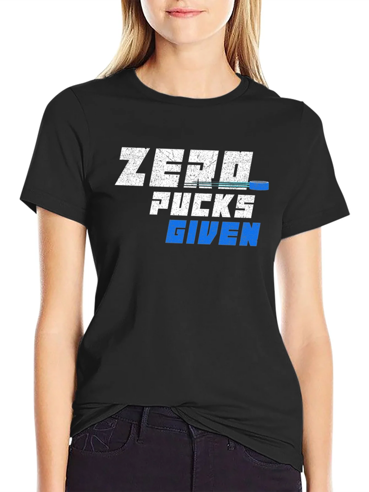Zero Pucks Given T-Shirt - Hockey Fan Tee product image 2