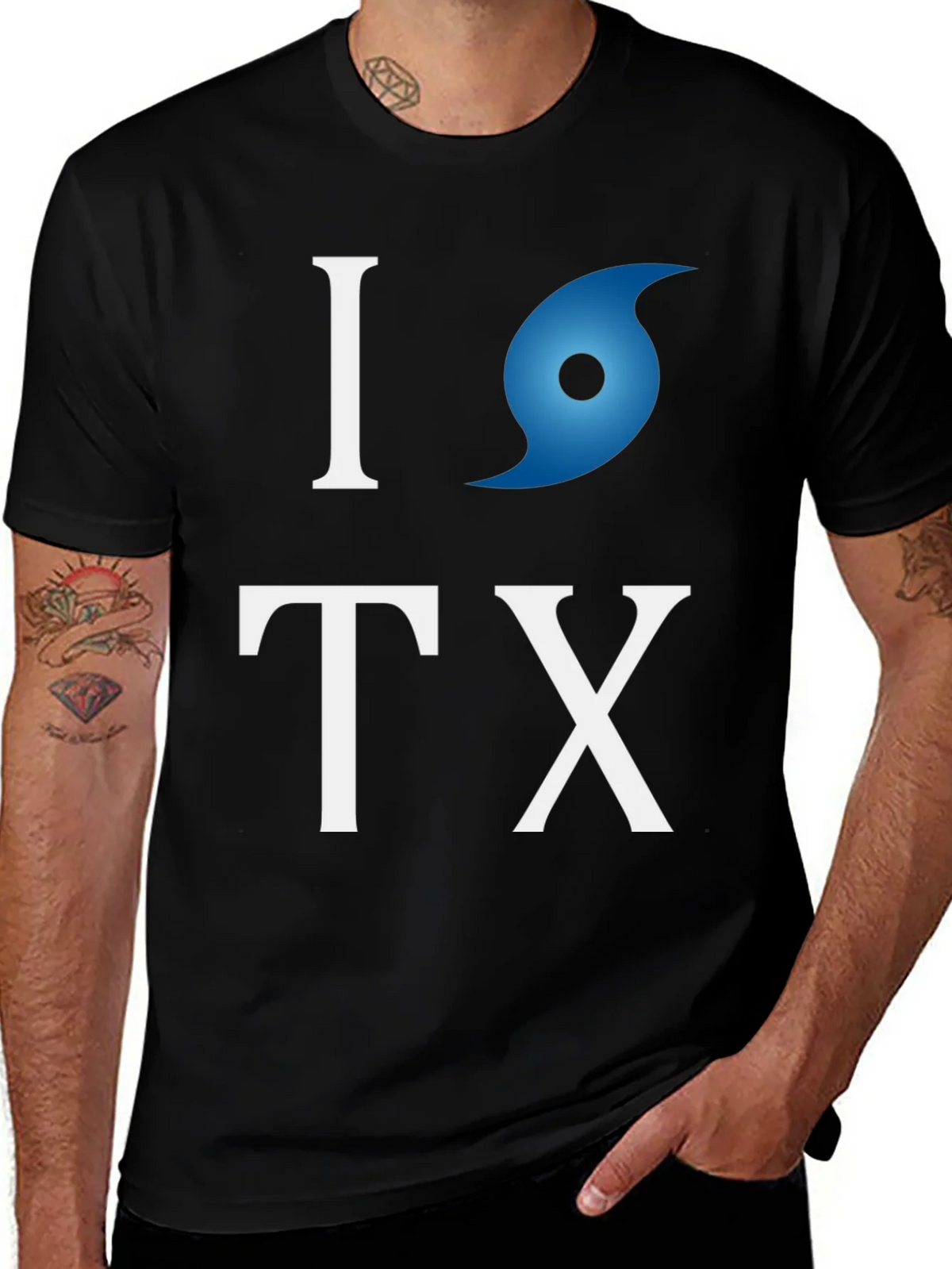 I Heart TX Graphic T-Shirt product image 1