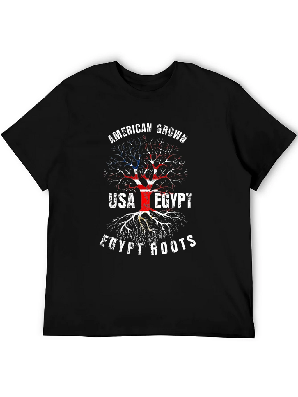 American Grown Egypt Roots Graphic T-Shirt product image 5