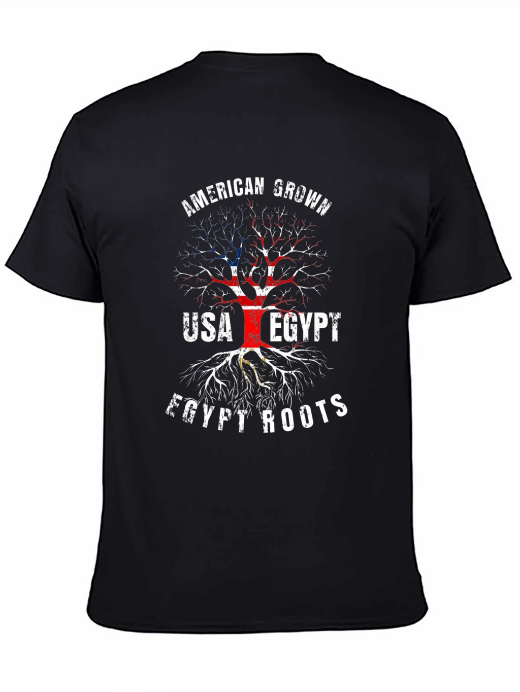 American Grown Egypt Roots Graphic T-Shirt product image 4