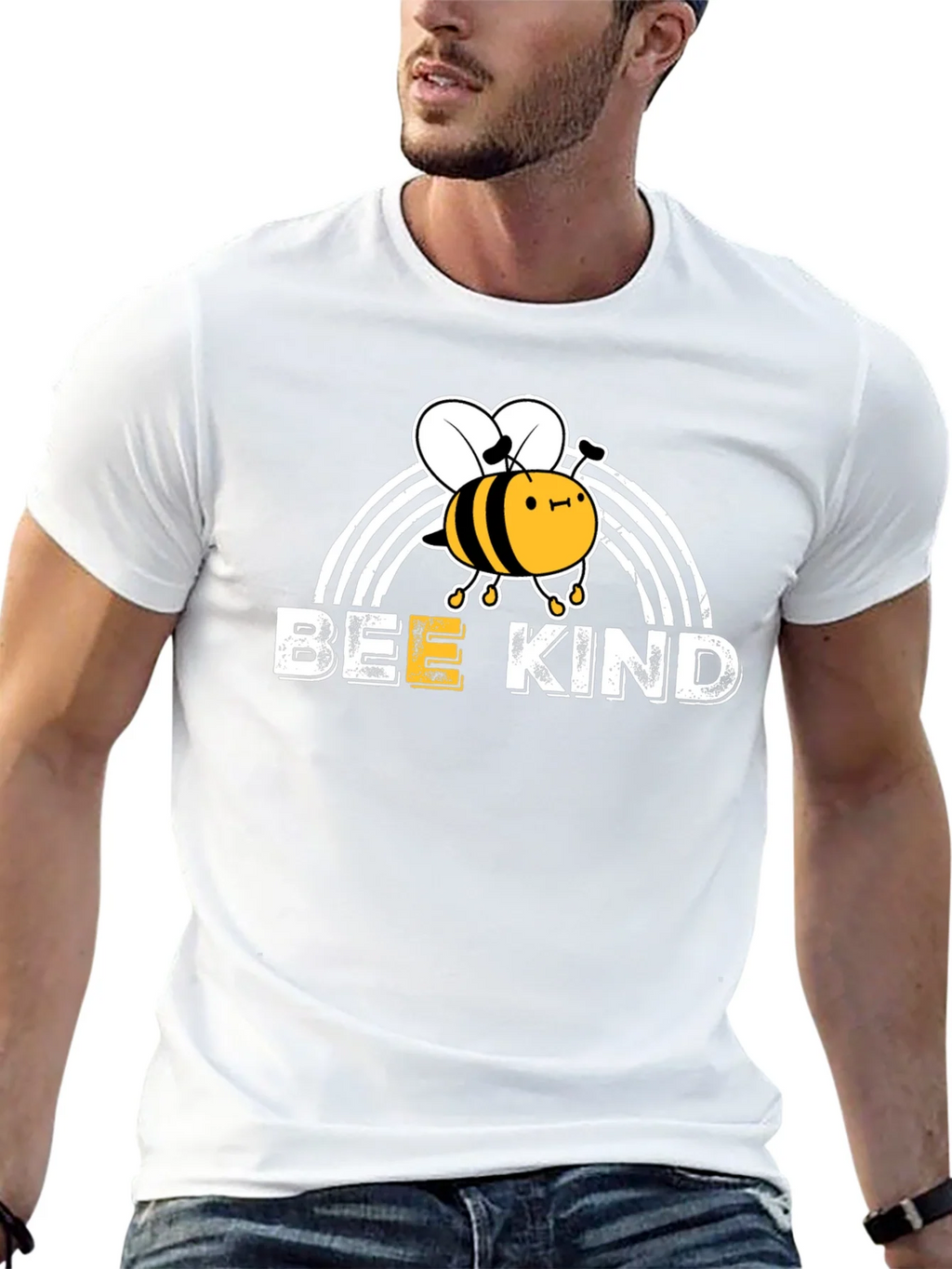 Bee Kind T-Shirt - Rainbow Graphic Tee product image 12