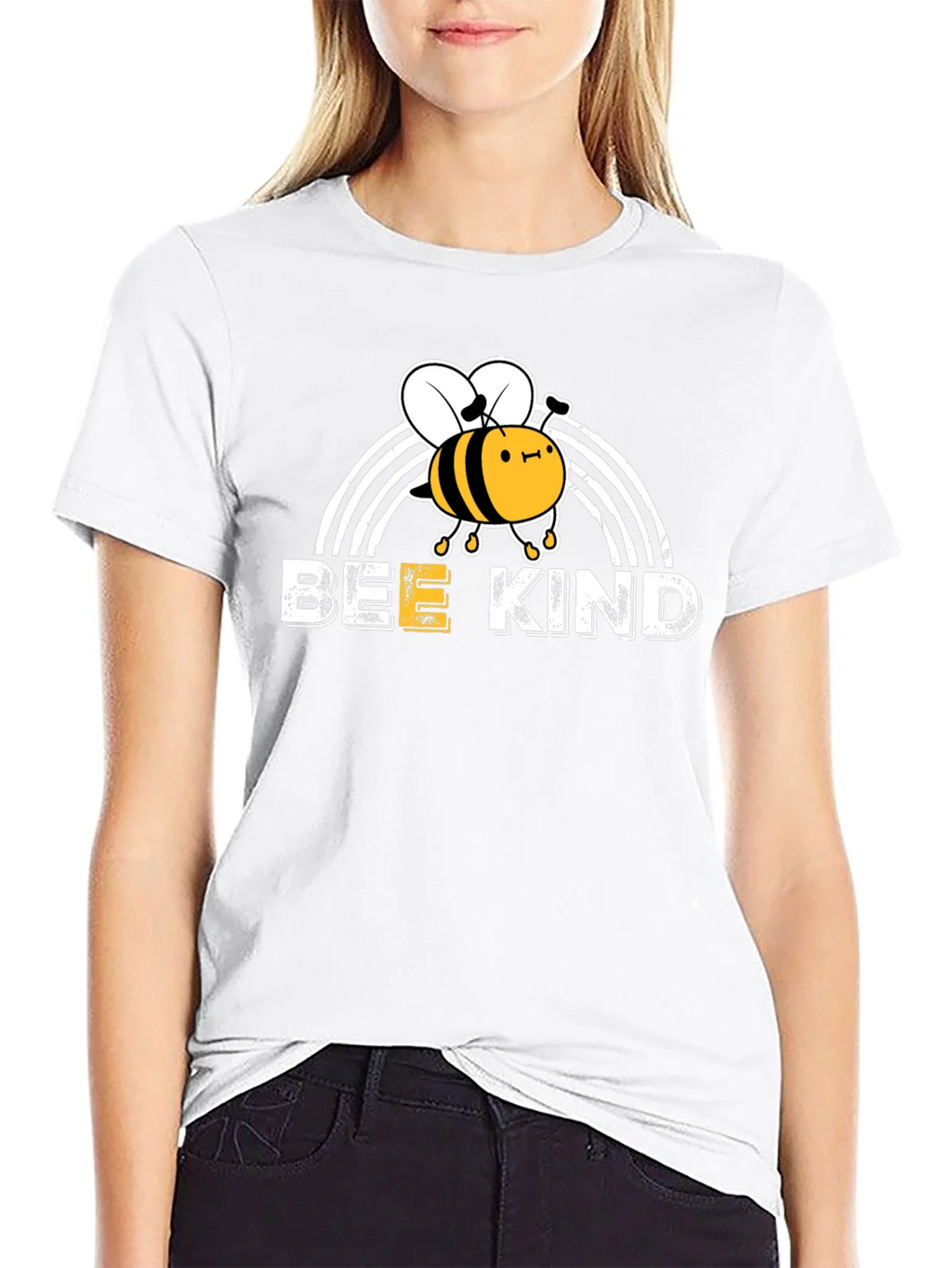 Bee Kind T-Shirt - Rainbow Graphic Tee product image 8