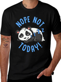 Nope Not Today Panda Graphic T-Shirt product image 1