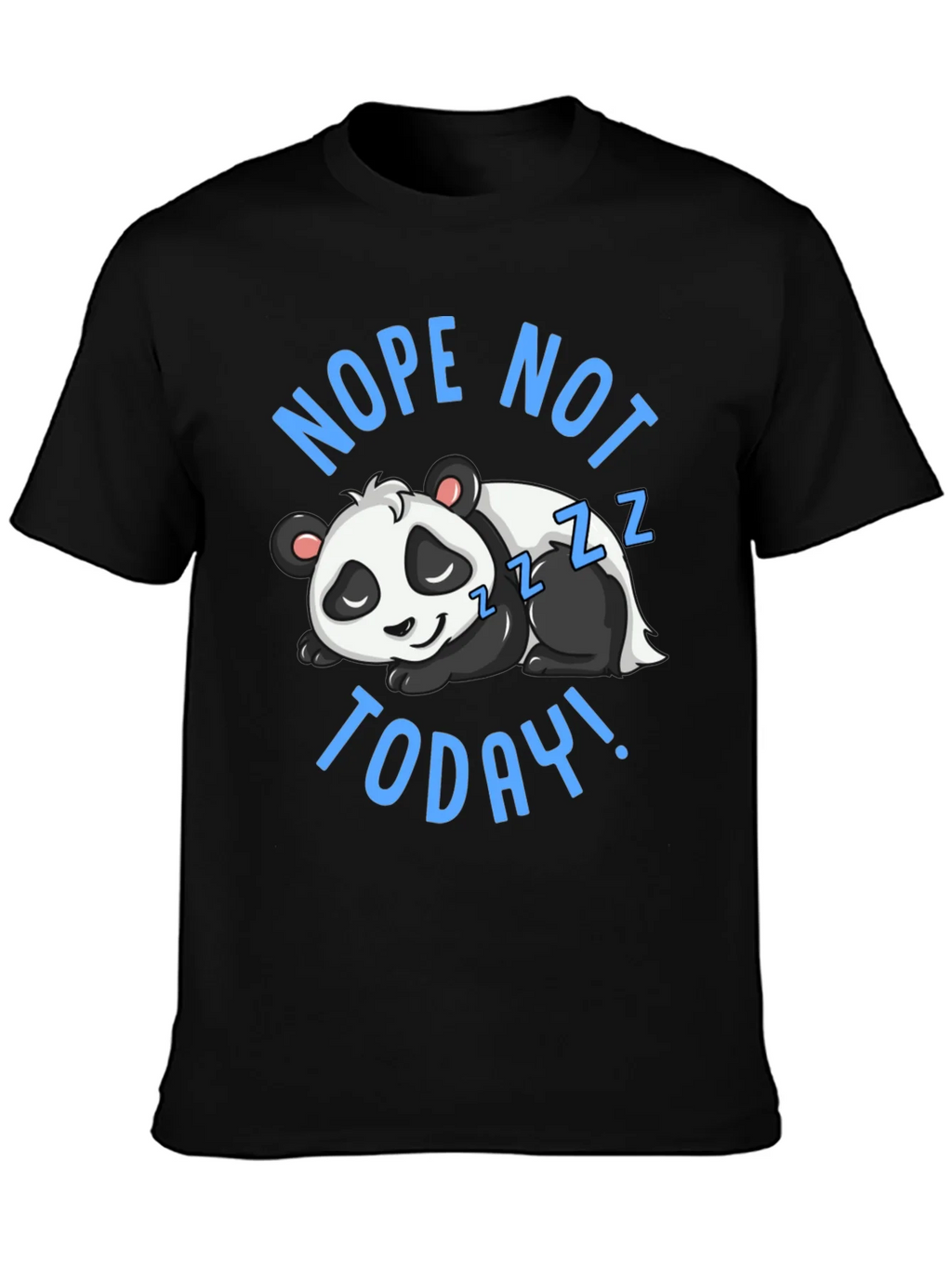 Nope Not Today Panda Graphic T-Shirt product image 3