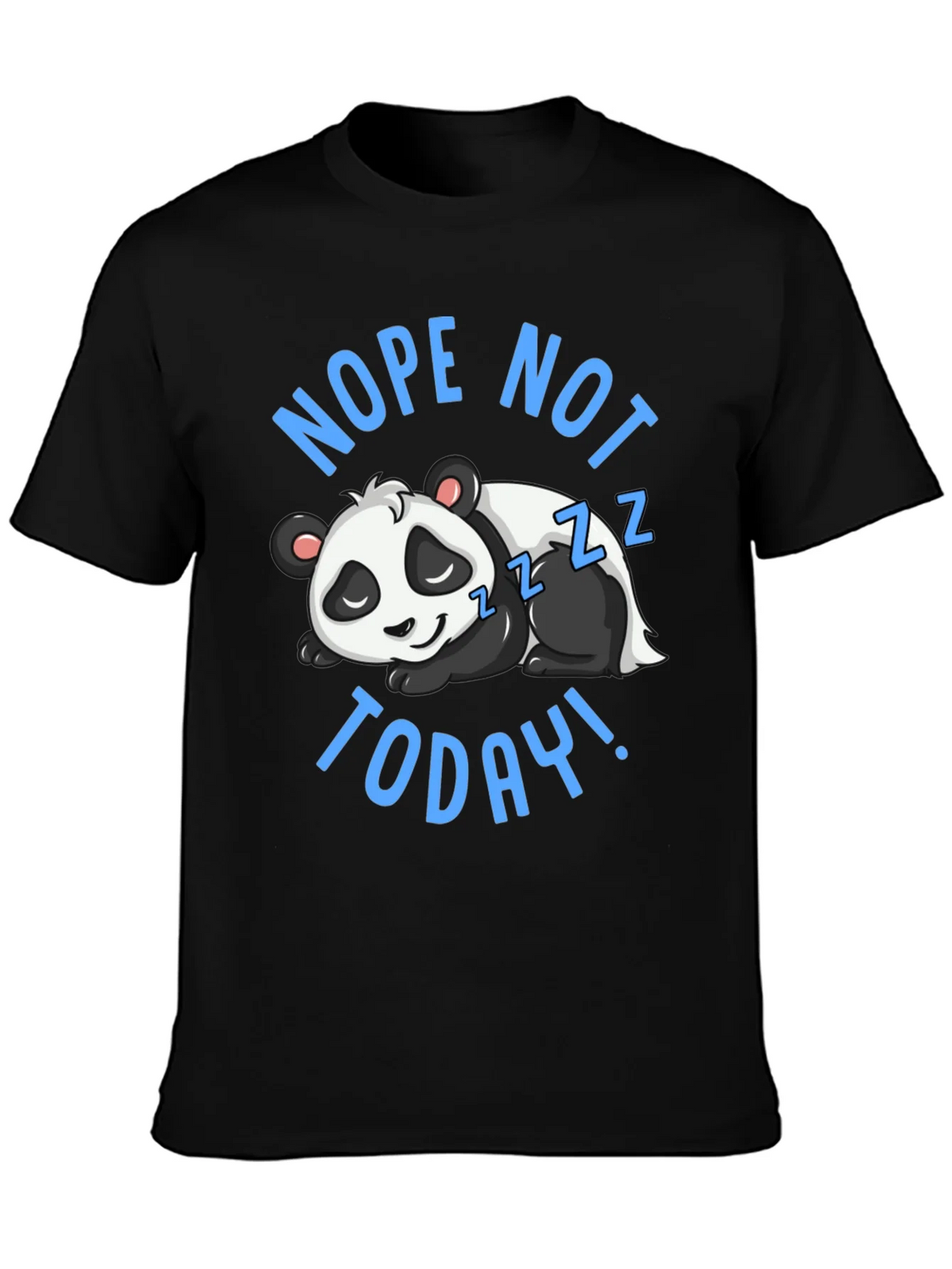 Nope Not Today Panda Graphic T-Shirt product image 3