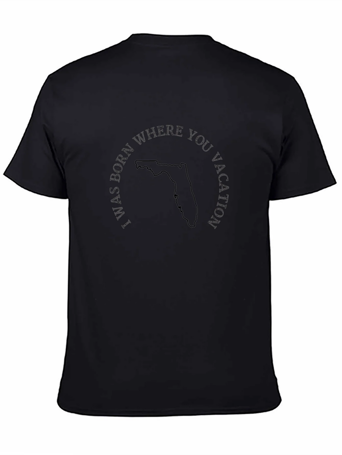 Florida Vacation T-Shirt - Black product image 4