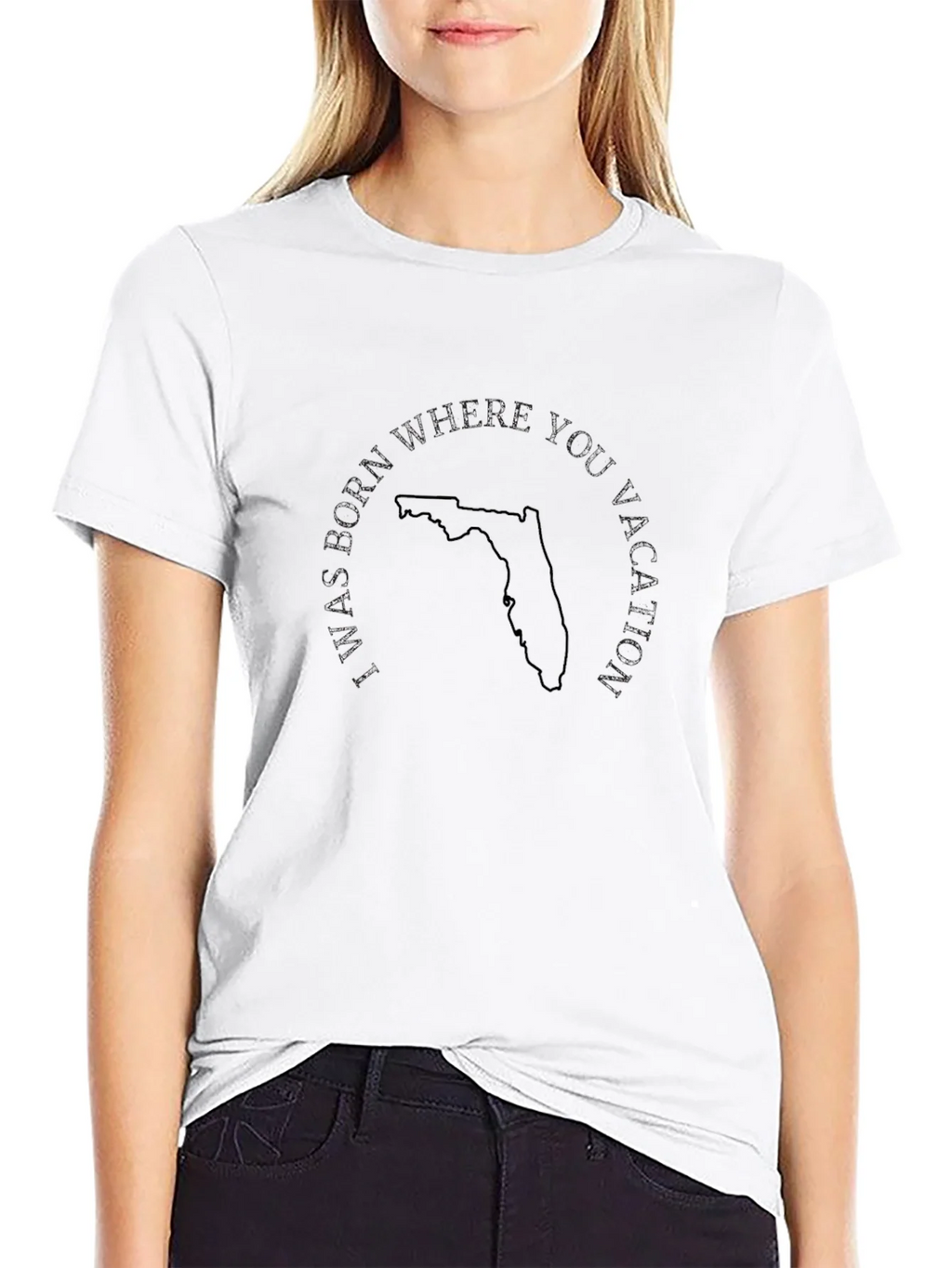 Florida Vacation T-Shirt - Black product image 8
