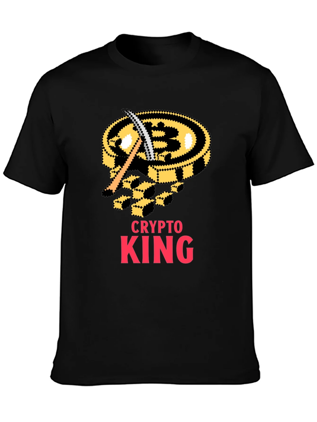 Crypto King Bitcoin Miner T-Shirt product image 3