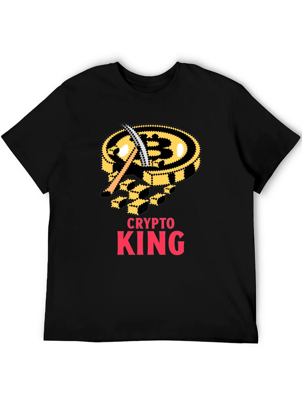 Crypto King Bitcoin Miner T-Shirt product image 5