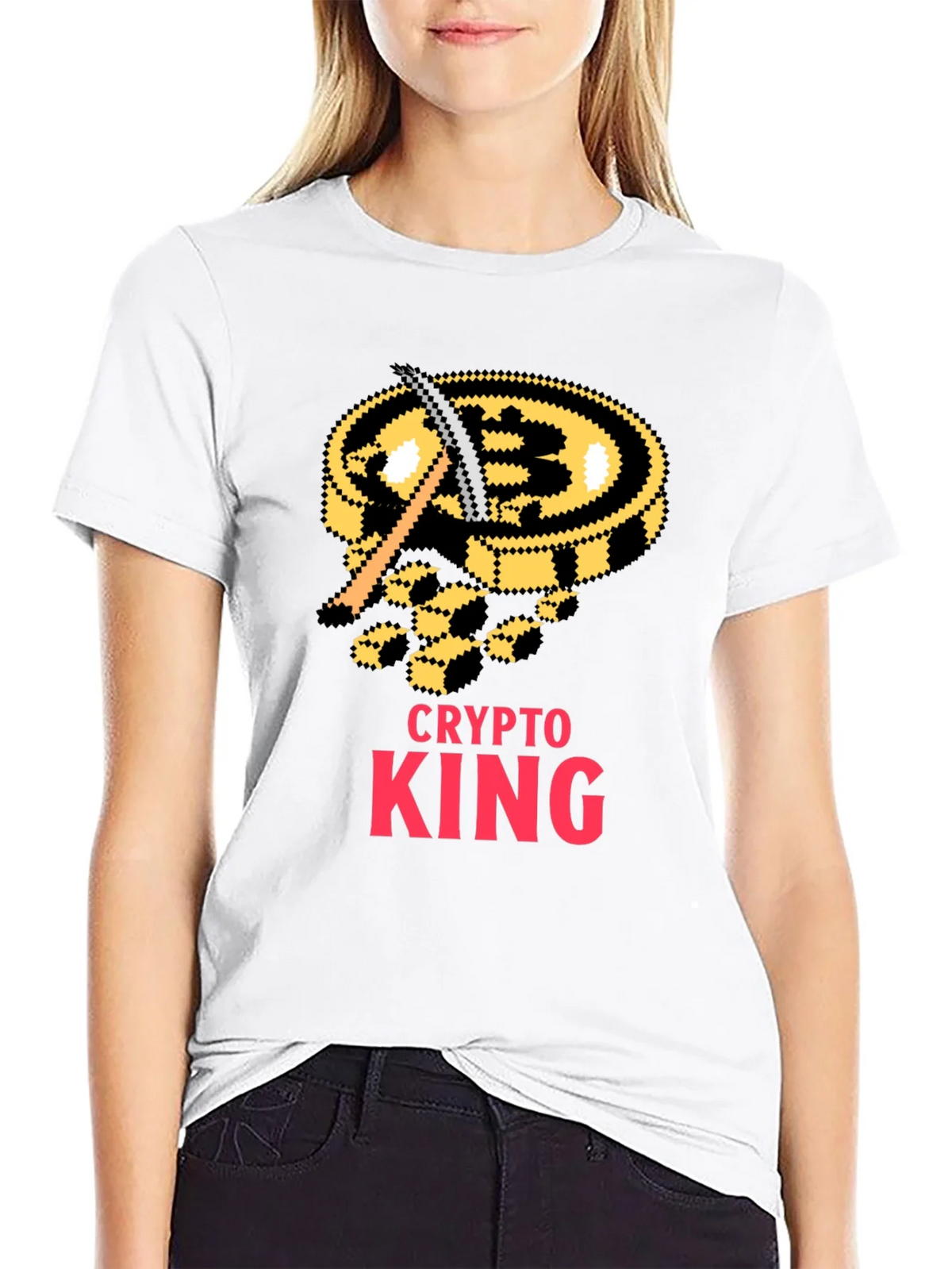 Crypto King Bitcoin Miner T-Shirt product image 8