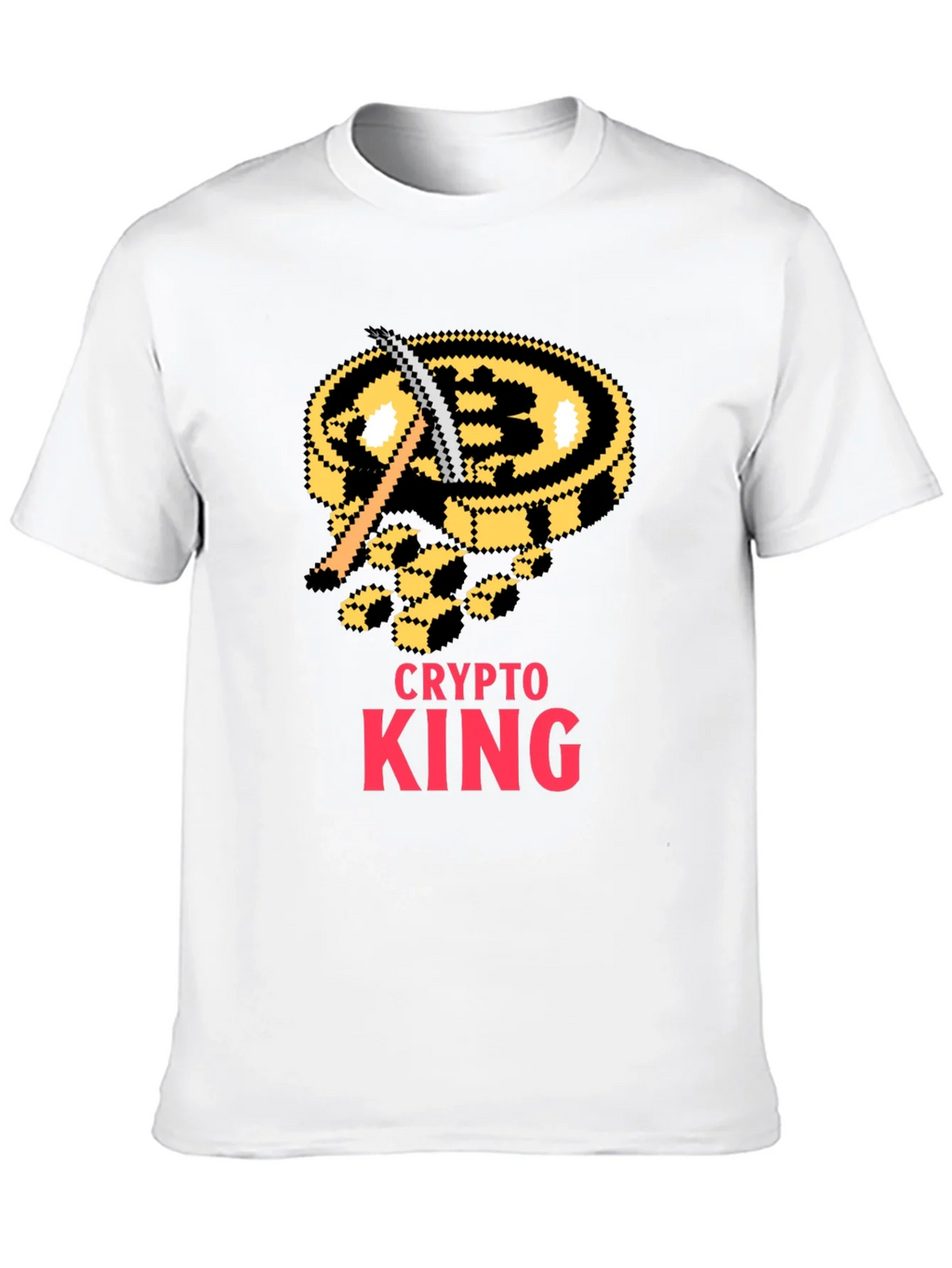 Crypto King Bitcoin Miner T-Shirt product image 9