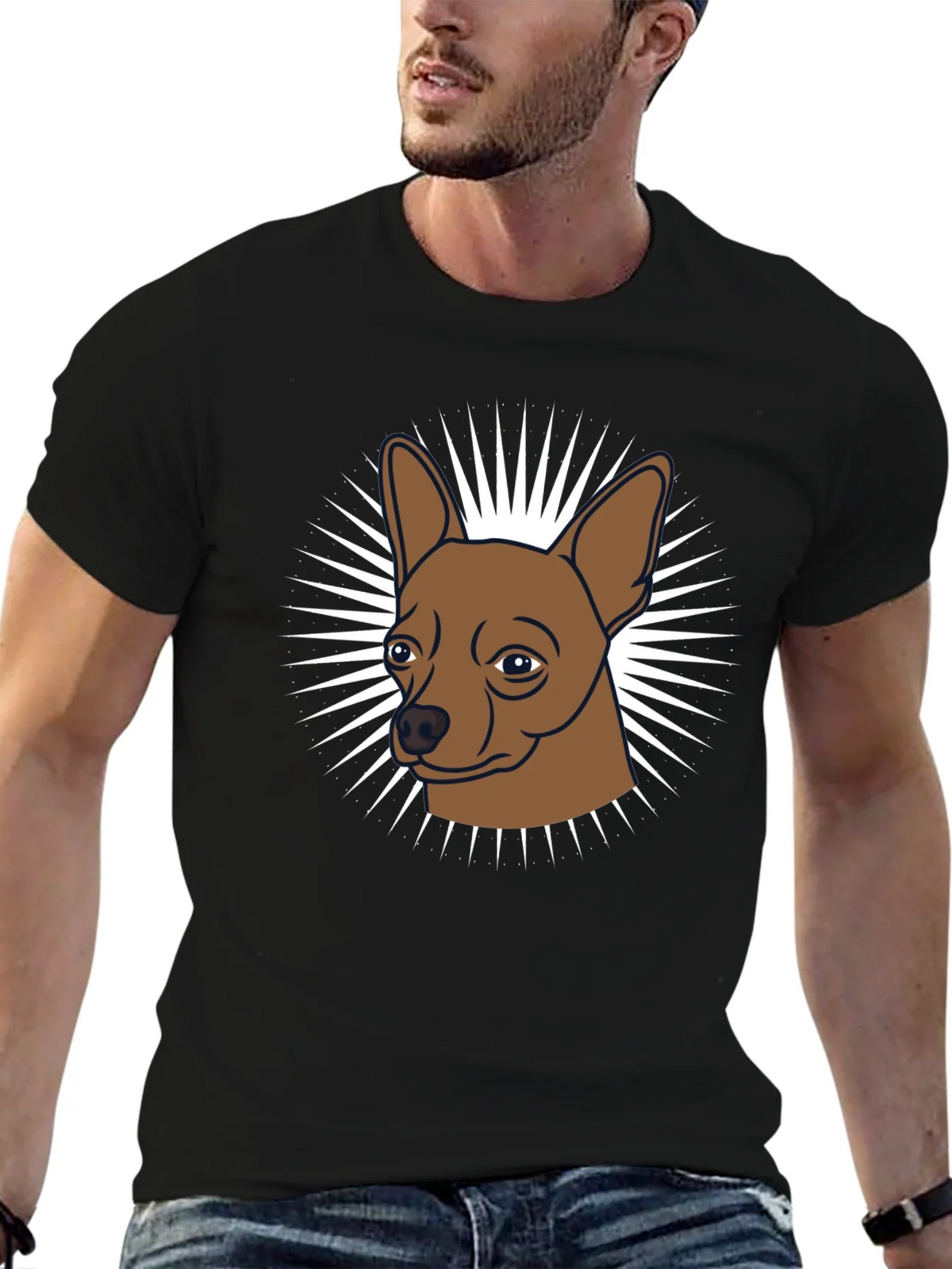 Chihuahua Dog Graphic Tee - Novelty Pet Lover T-Shirt product image 5
