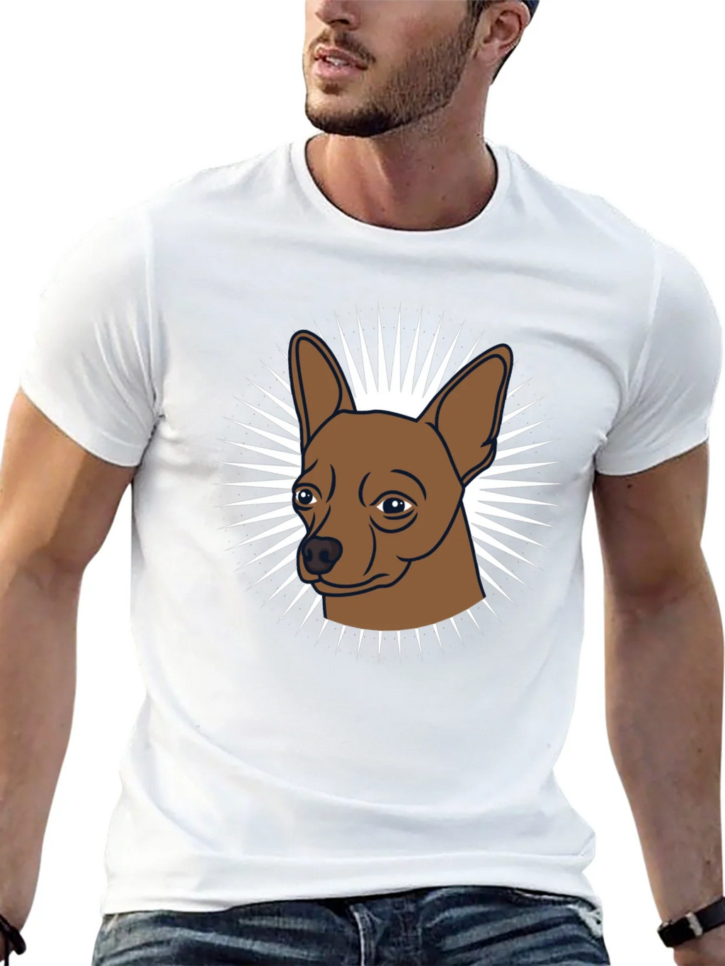 Chihuahua Dog Graphic Tee - Novelty Pet Lover T-Shirt product image 8